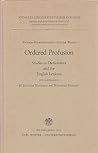 Ordered profusion; studies in dictionaries and the English lexicon (Annales Universitatis Saraviensis) Ordered profusion; studies in dictionaries and the English lexicon (Annales Universitatis Saraviensis)