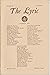 The Lyric, Volume 59, Summe...