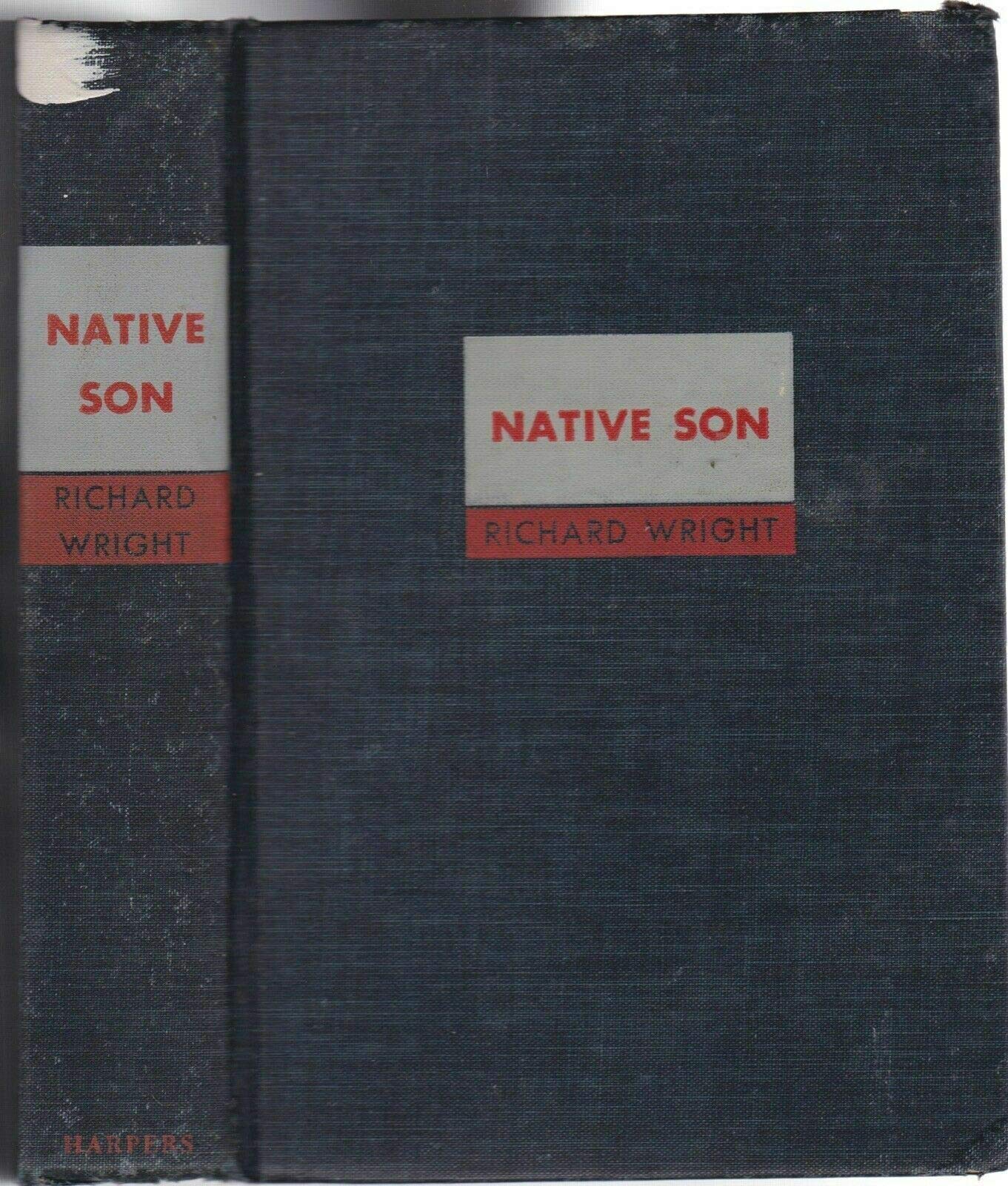 1940 Vtg Native Son Richard Wright African American Fiction Black History 1st Ed [Hardcover] Richard Wright