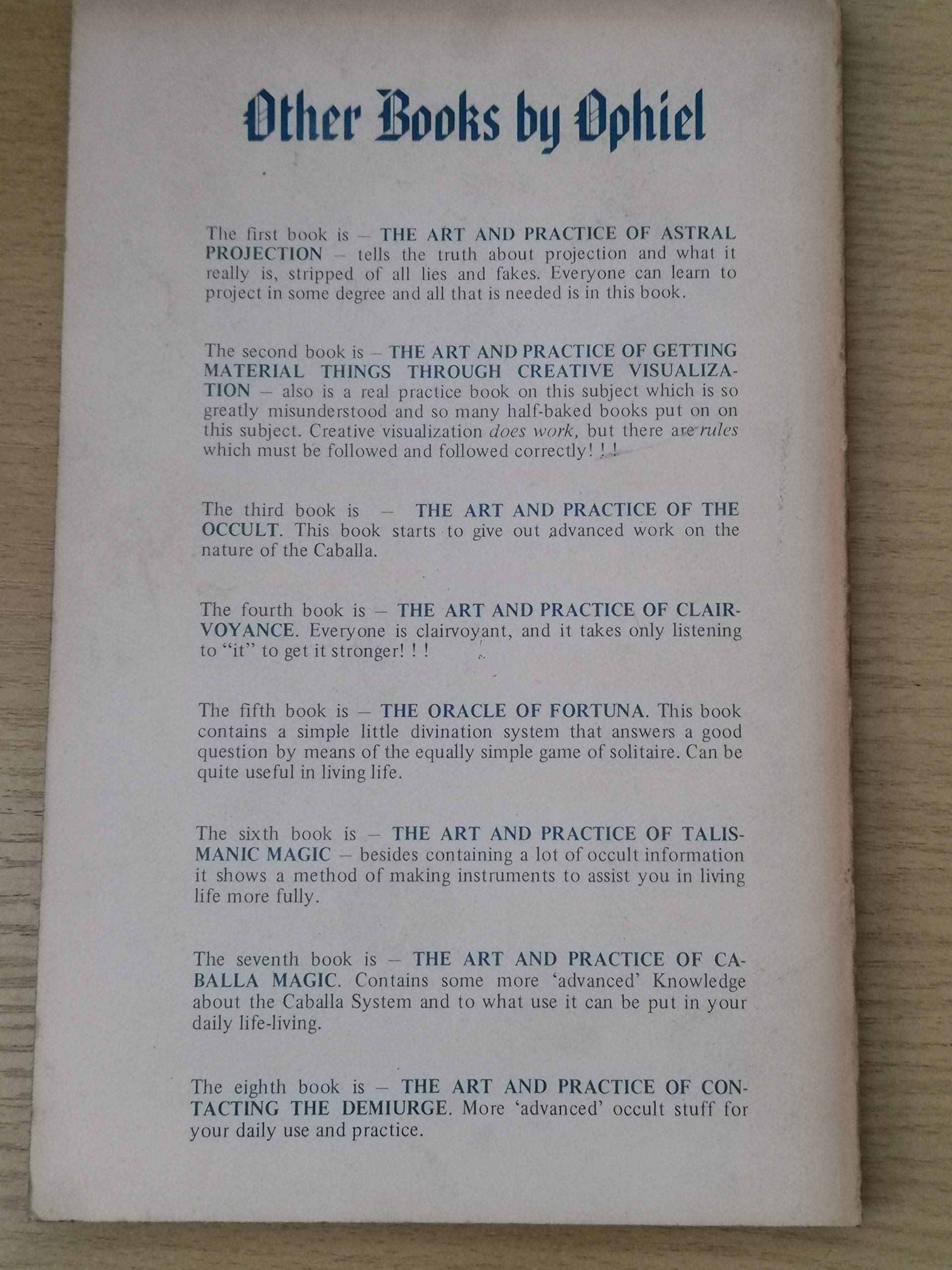 The Art & Practice of Contacting the Demiurge (Paperback)