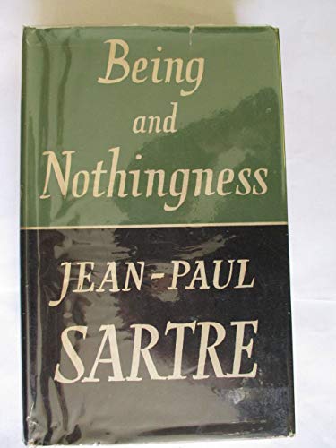 Being and Nothingness: An Essay on Phenomenological Ontology