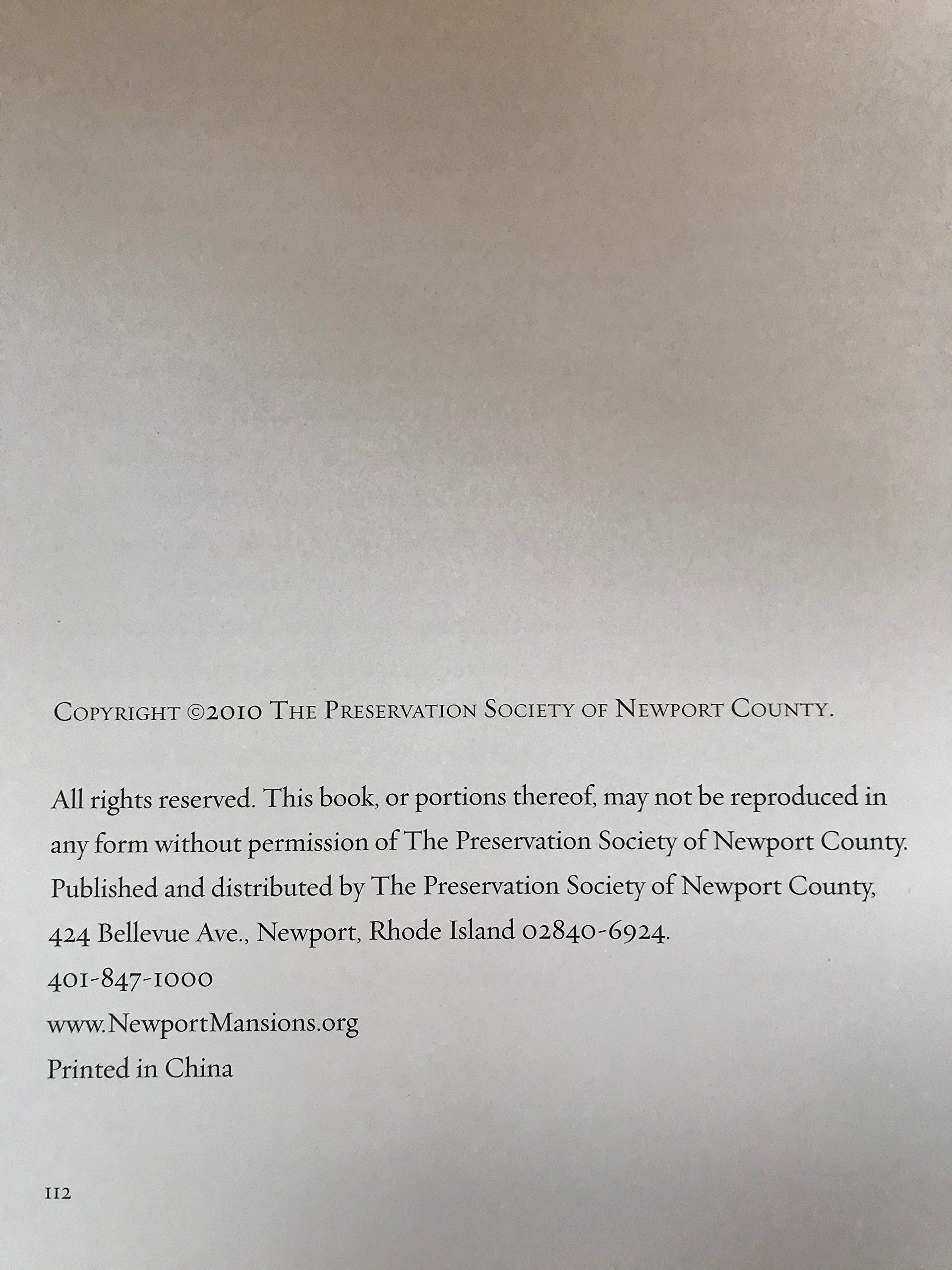 The Newport Mansions of the Preservation Society of Newport County (Hardcover)