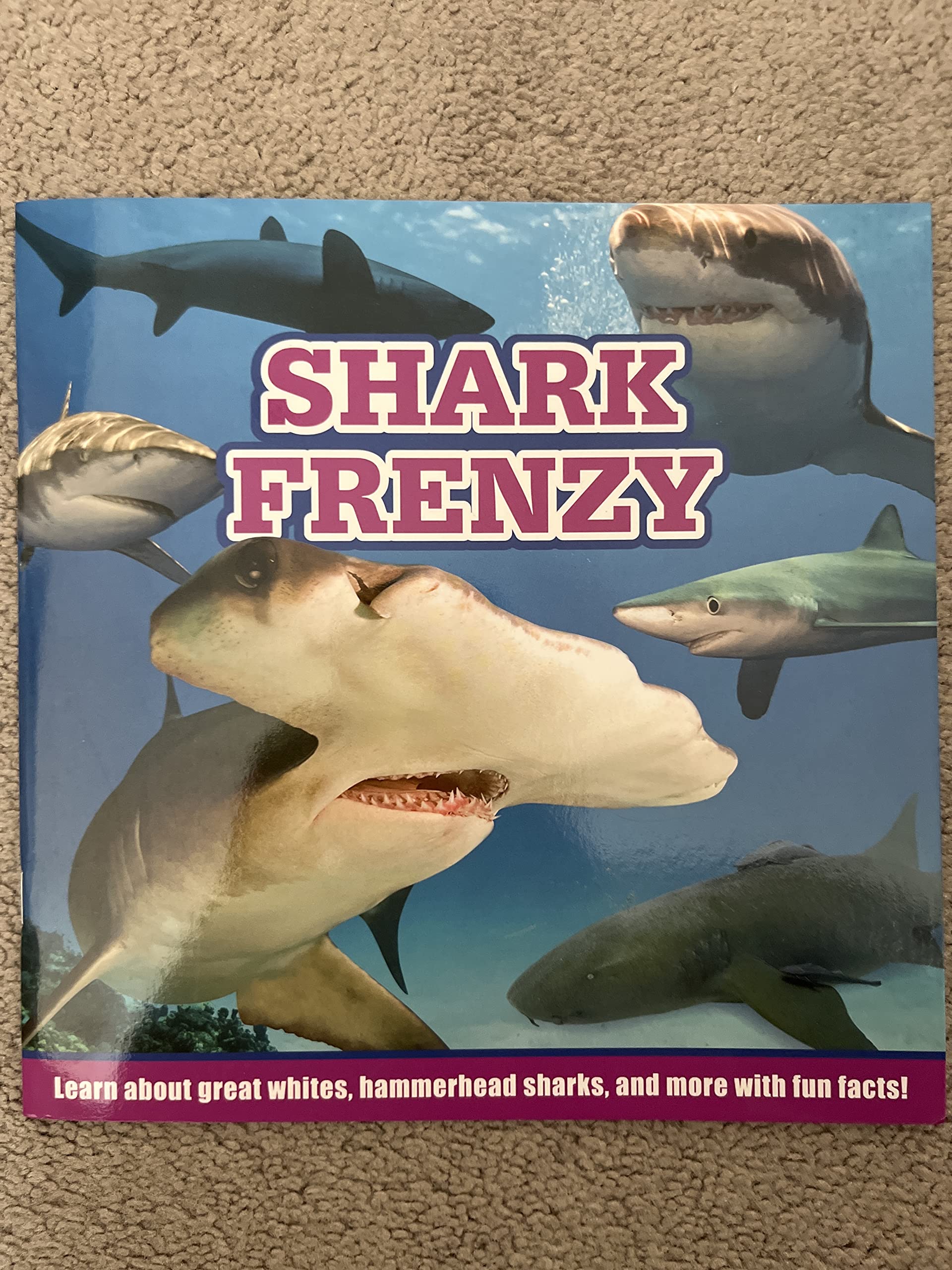 Shark Frenzy - Learn About Great Whites, Hammerheads, Goblin Sharks and More with Fun Facts (Unknown Binding)