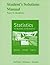 Student Solutions Manual for Statistics for Business and Economics 11th (eleventh) edition Text Only