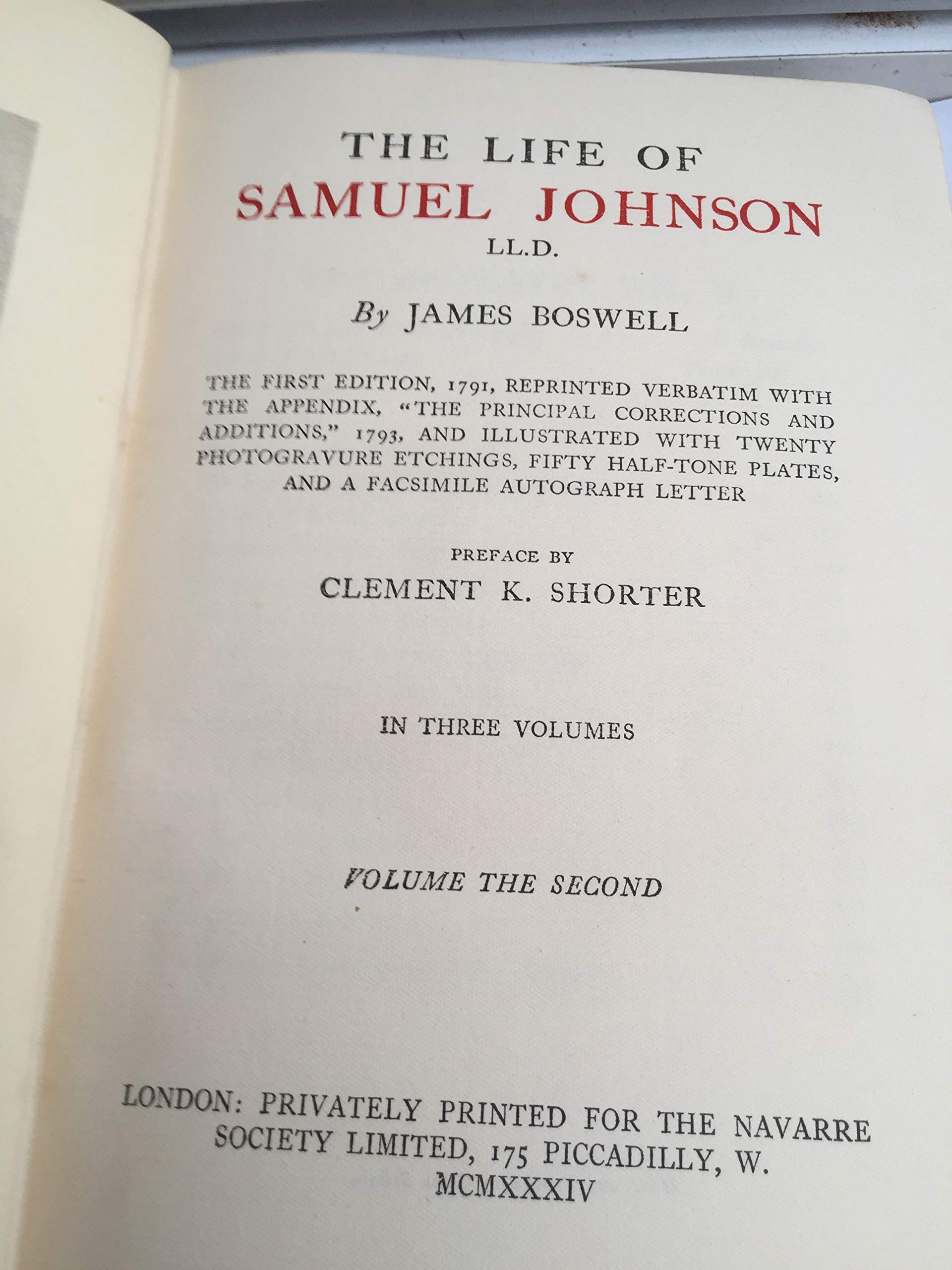 The Life of Samuel Johnson