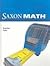 Saxon Math - Intermediate 5-Text Only (08) by Hake, Stephen [Hardcover (2007)]