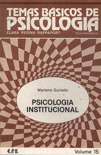 Psicologia Institucional (Paperback)