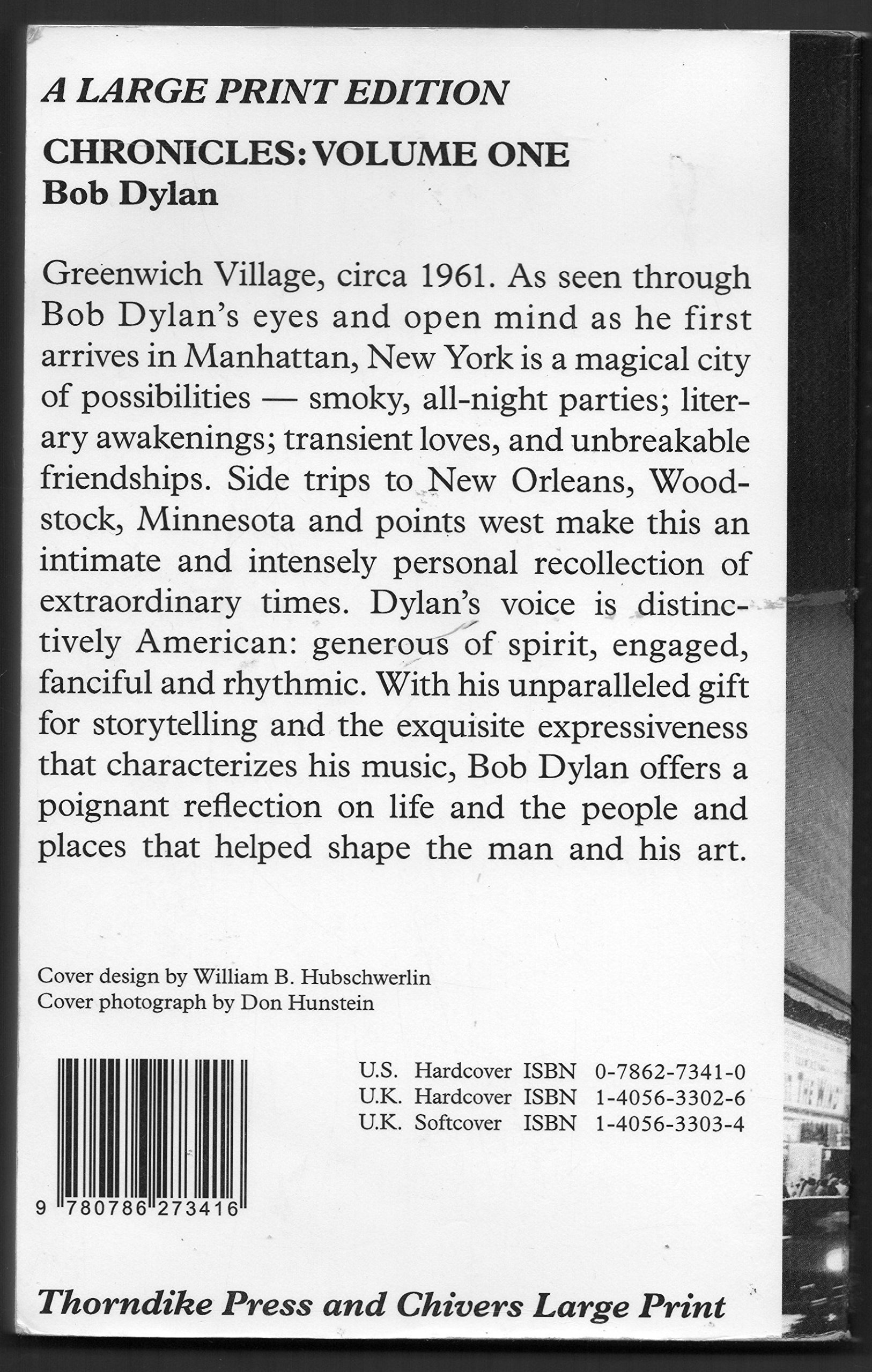 Bob Dylan Chronicles: Volume one