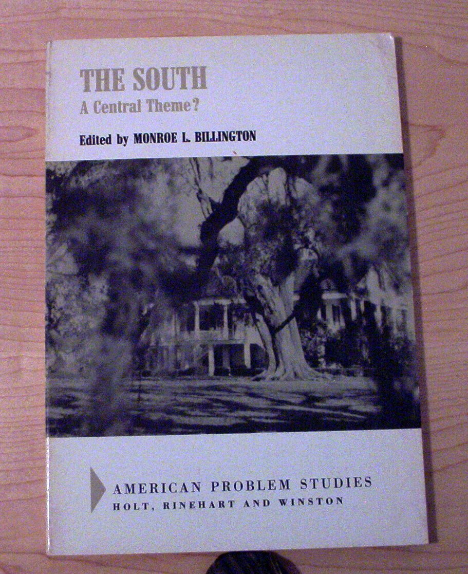 The South; a central theme? (Unknown Binding)