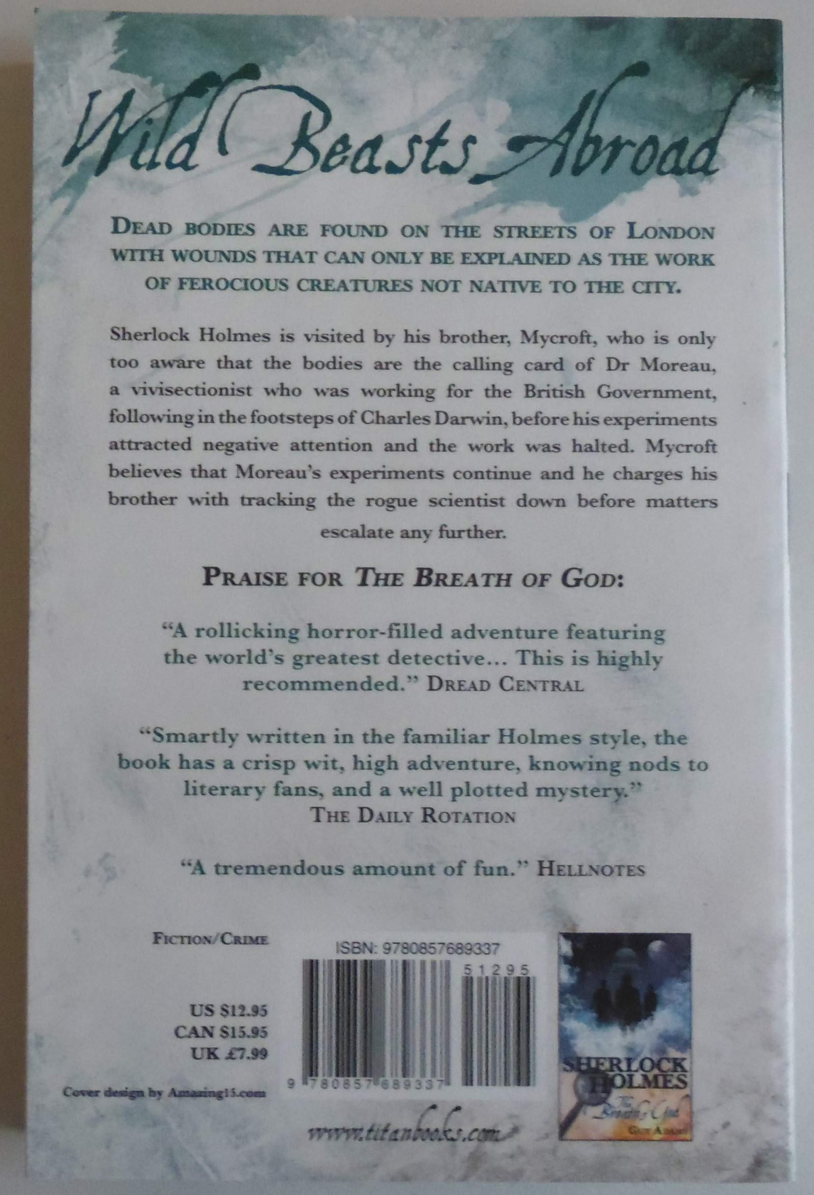 [ SHERLOCK HOLMES THE ARMY OF DOCTOR MOREAU BY ADAMS, GUY](AUTHOR)PAPERBACK