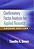 Confirmatory Factor Analysis for Applied Research, Second Edition (Methodology in the Social Sciences) by Timothy A. Brown PsyD (2015-01-08)