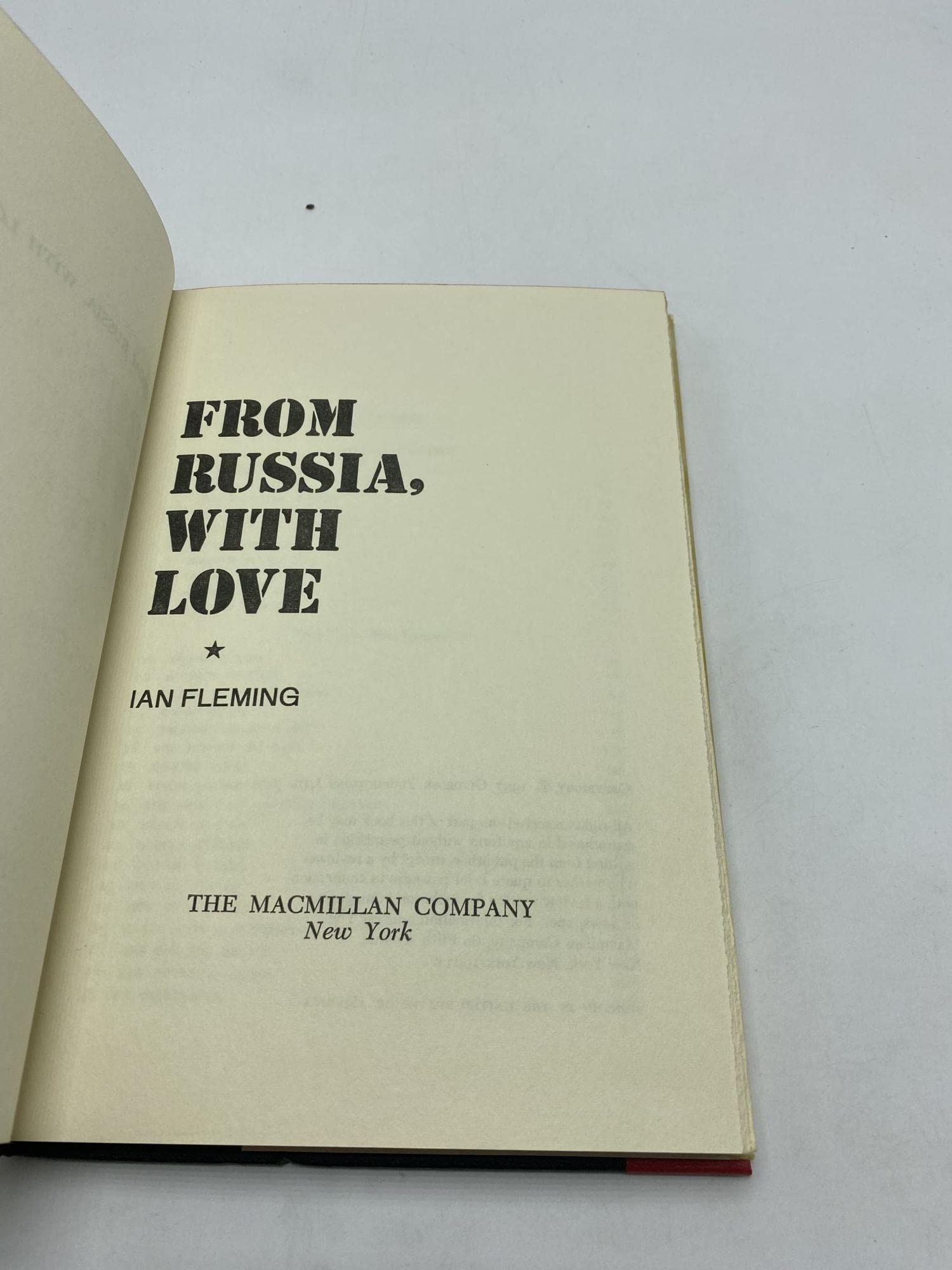 FROM RUSSIA, WITH LOVE - A James Bond 007 Adventure