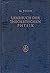 Lehrbuch Der Theoretischen Physik