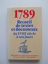1789: Recueil de ...