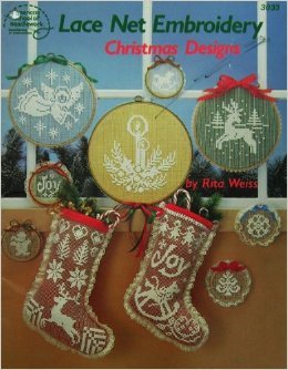Lace Net Embroidery Christmas Designs (Paperback)