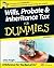 Wills, Probate and Inheritance Tax For Dummies by Knight, Julian 2nd (second) Edition (2008)