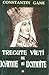 Trecute vieti de Doamne si Domnite vol I by Constantin Gane