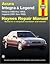 Acura Integra (1990 thru 1993) & Legend (1991 thru 1995) 1st (first) edition Text Only