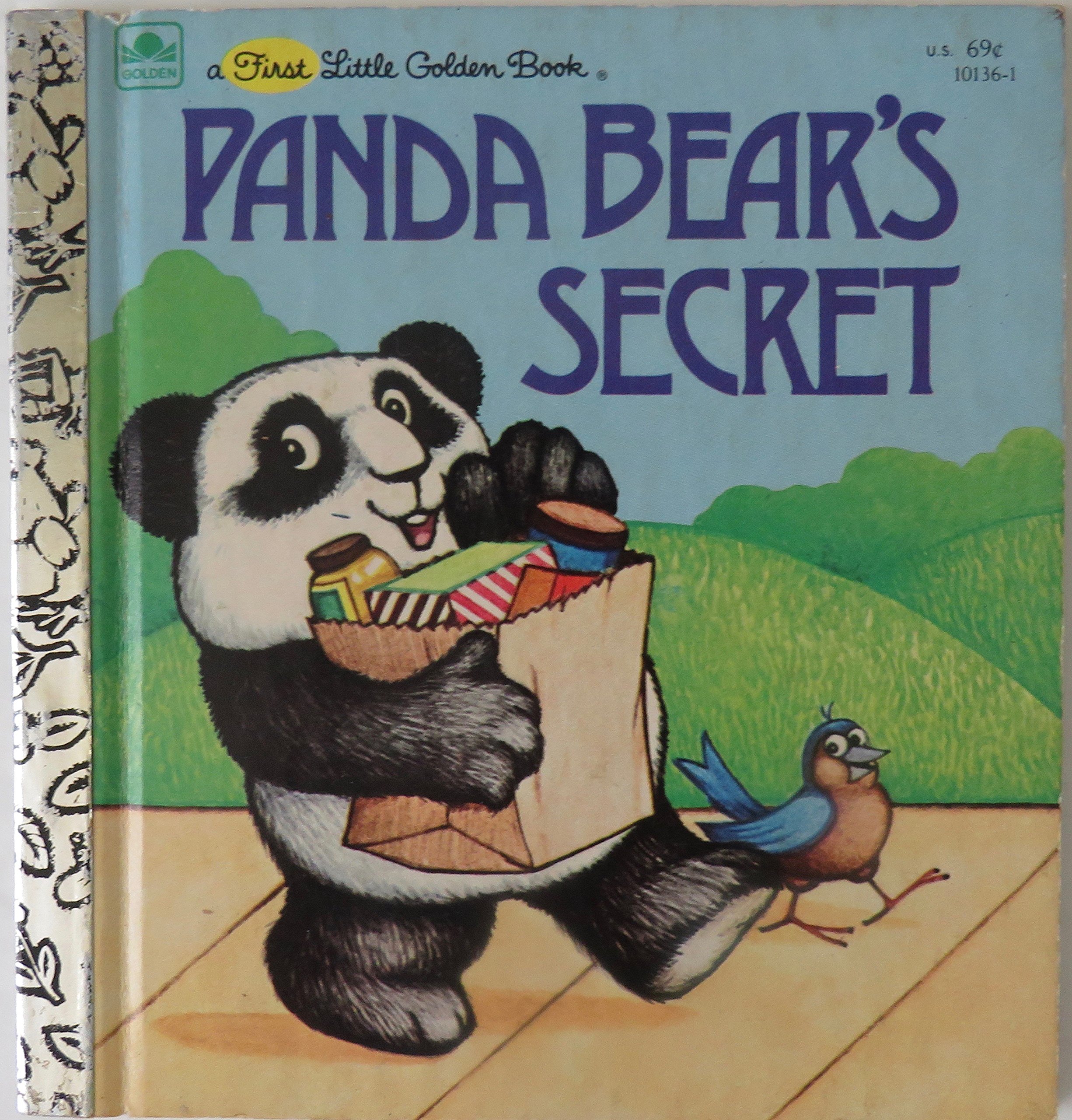 Panda Bear's Secret, a Golden Book (Hardcover)