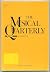 The Musical Quarterly: Volu...