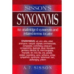 Sisson's Synonyms: An unabridged synonym and related-terms locater (Paperback)