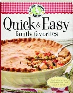 Gooseberry Patch Quick and Easy Family Favorites (Paperback)