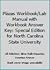 Plazas Workbook/Lab Manual with Workbook Answer Key: Special Edition for North Carolina State University