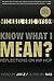 Know What I Mean?: Reflections on Hip-Hop by Michael Eric Dyson (2010-06-22)