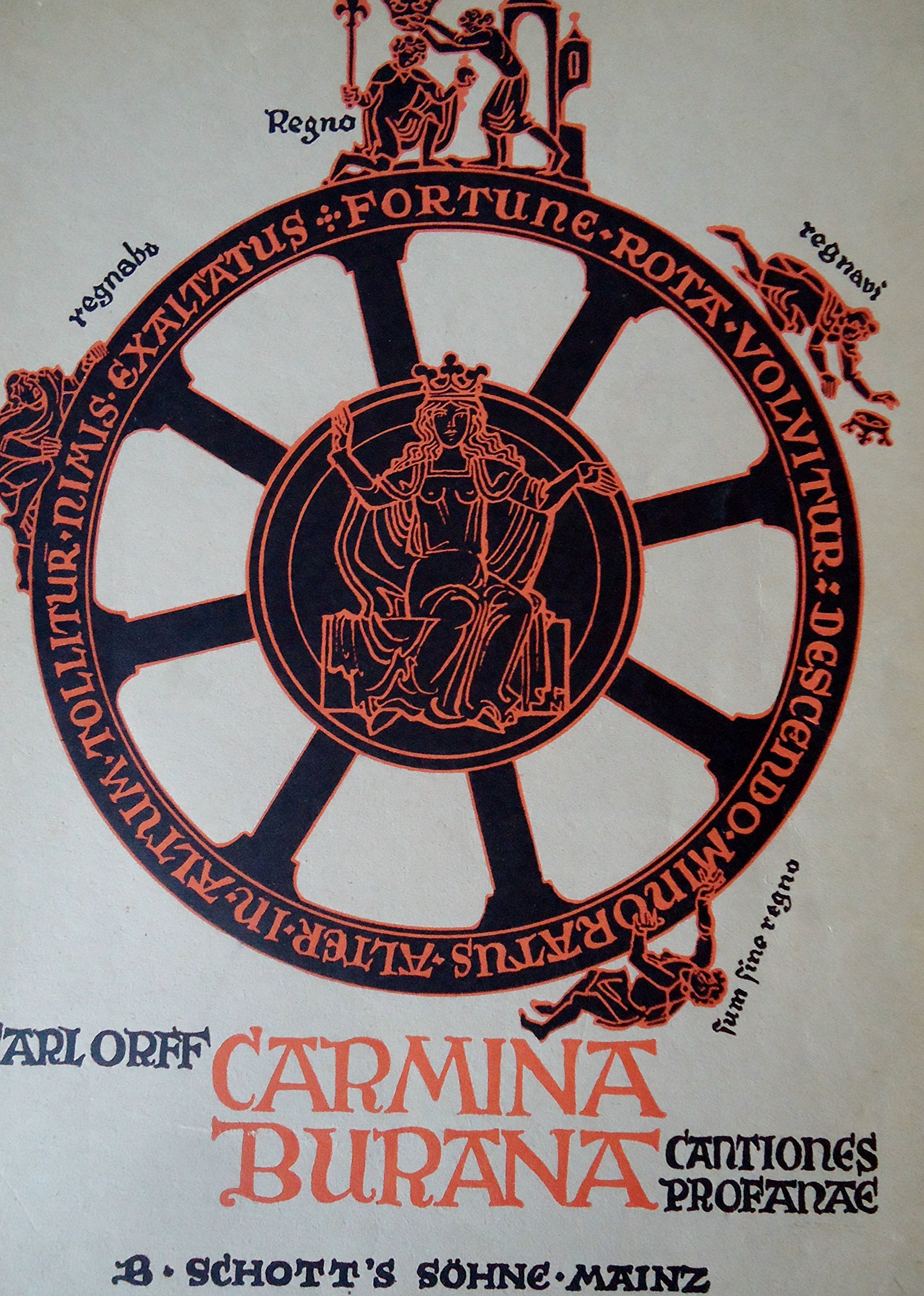 Carmina Burana. (Cantiones Profanae). By Carl Orff. For Choral, Chorus, Orchestra, Percussion, Piano (Vocal Score).