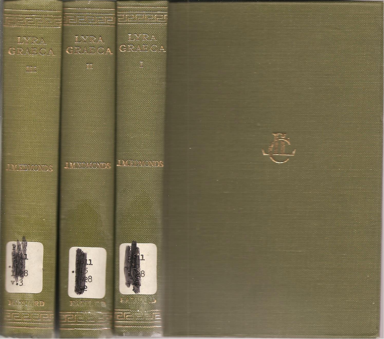 Lyra Graeca [Vol. 1-3] (Loeb Classical Library)