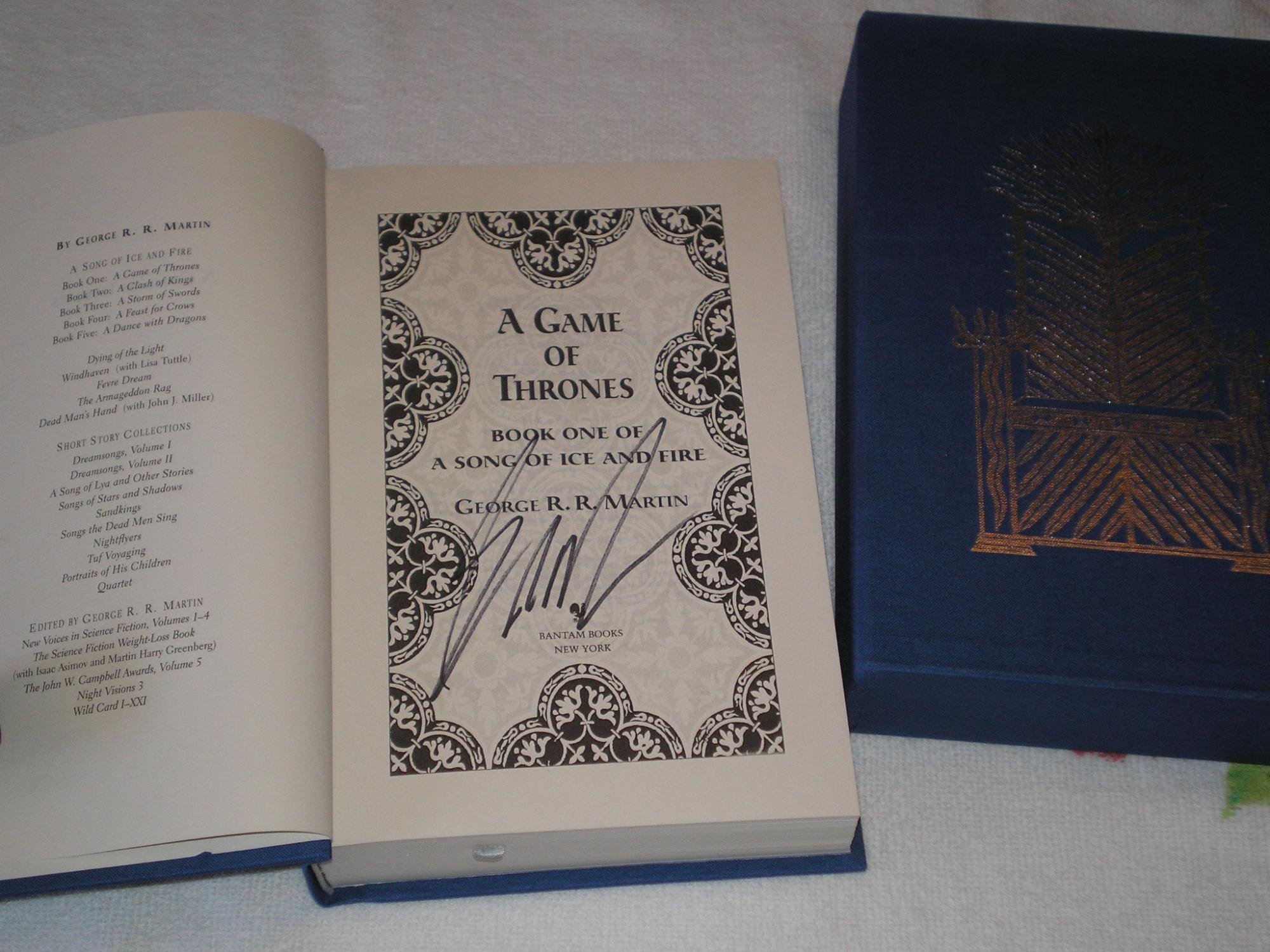 A Game Of Thrones: Signed