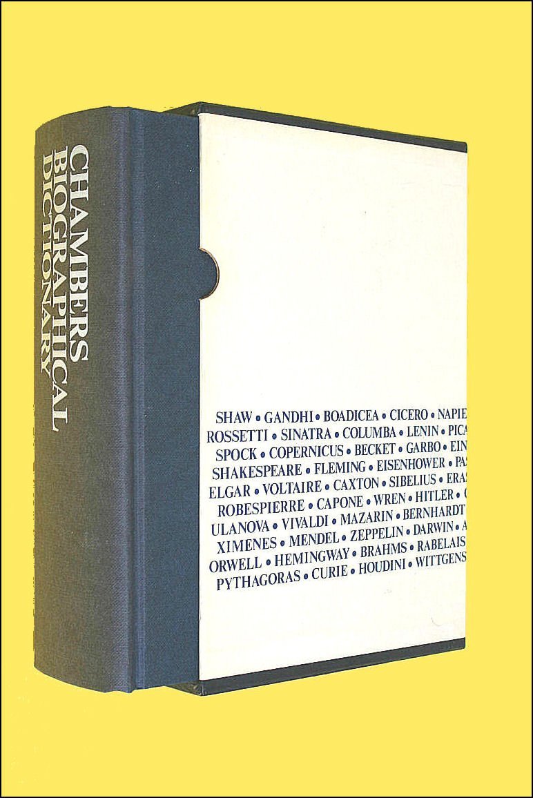 Chambers biographical dictionary (Hardcover)