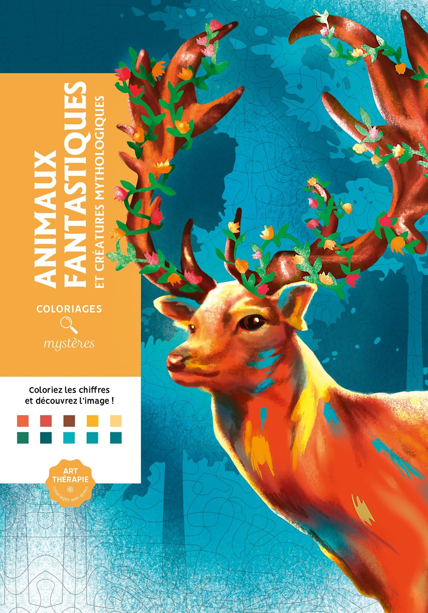 Coloriages mystères - Animaux fantastiques et créatures mythologiques (Paperback)