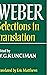 Max Weber: Selections in Translation by Max Weber (30-Mar-1978) Paperback