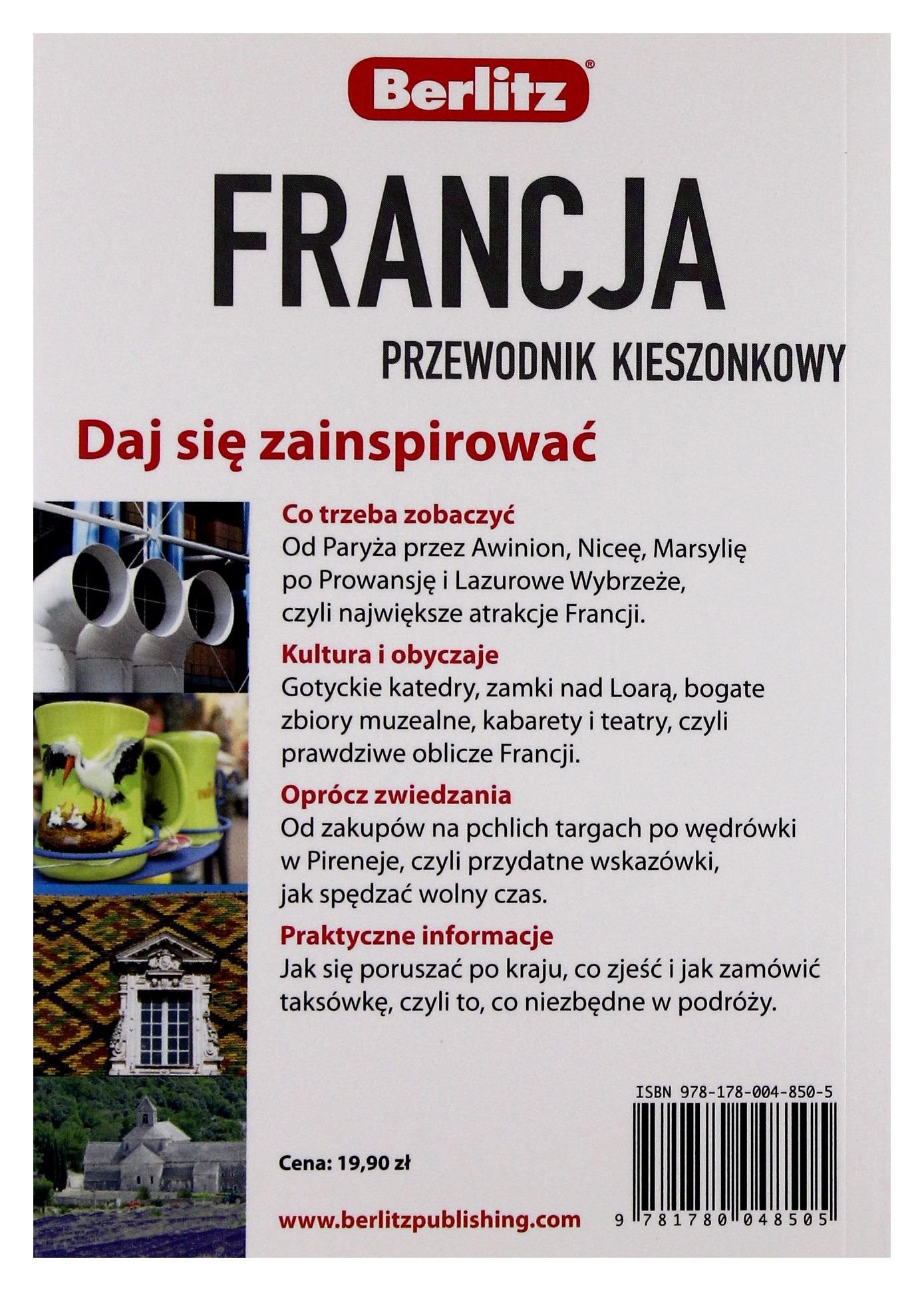 Francja przewodnik kieszonkowy (Paperback)