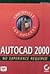 Autocad 2000 No Experienced...