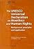 The UNESCO Universal Declaration on Bioethics and Human Rights: Background, Principles and Application