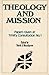 Theology and mission: Paper...