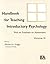 [(Handbook for Teaching Introductory Psychology: Volume II)] [Edited by Michelle Rae Hebl ] published on (September, 2001)
