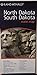 Rand Mcnally North Dakota South Dakota State Map By Rand McNally and Company
