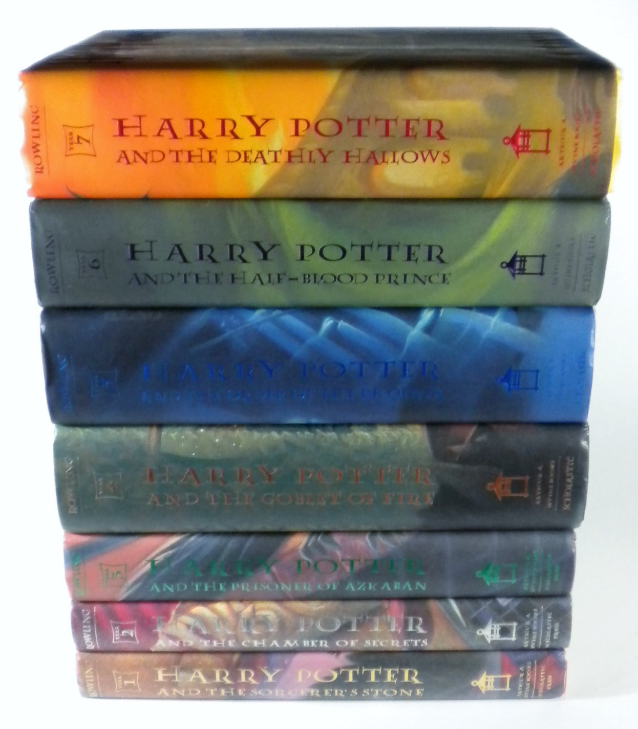 Harry Potter Hard Cover Boxed Set: Books #1-7 by J. K. Rowling (2007) Hardcover