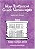 New Testament Greek Manuscr...