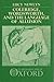 Coleridge, Wordsworth, and the Language of Allusion (Oxford English Monographs)