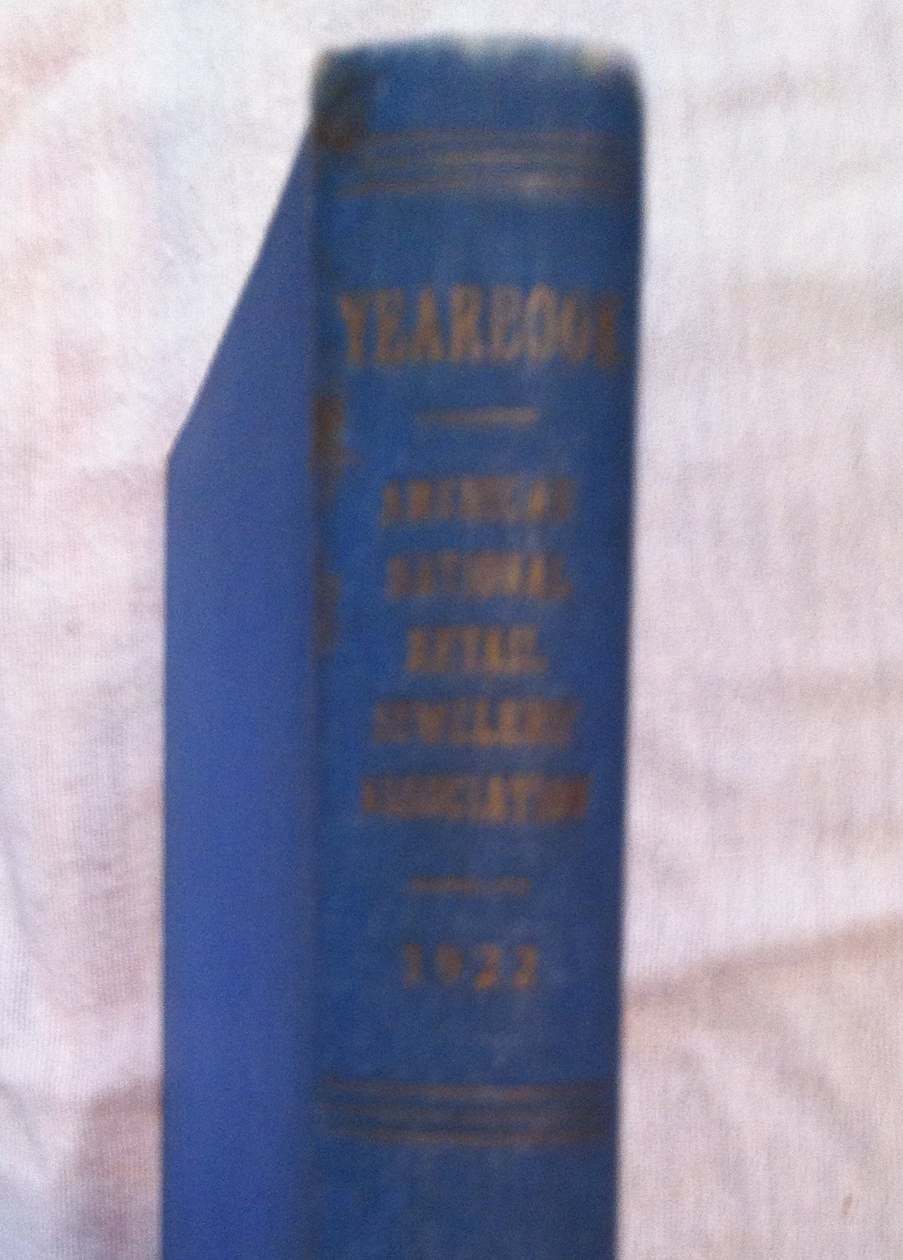 Yearbook 1922 - American National Retail Jewelers' Association (Hardcover)