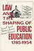 Law and the Shaping of Public Education, 1785-1954 by Aaron Benavot