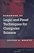 Handbook of Logic and Proof Techniques for Computer Science by Steven G Krantz (2002-01-17)