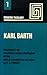 Karl Barth 1886-1968, (Modern theology)