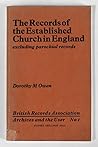 The records of the Established Church in England, excluding parochial records (Archives and the user)
