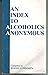 An Index to Alcoholics Anonymous by Woody Lundgren
