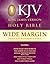 King James Version Heritage Wide Margin Genuine Leather Burgundy